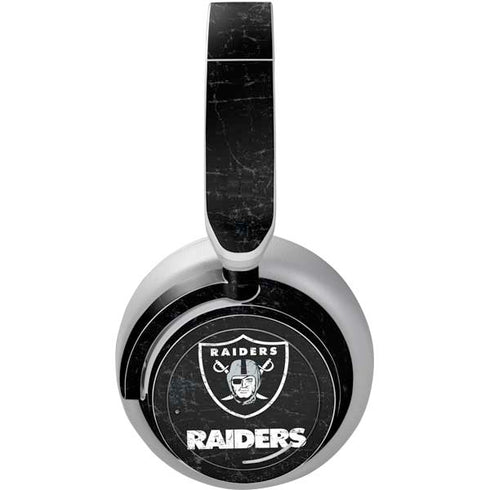 NFL Las Vegas Raiders Distressed Surface Headphones Skin